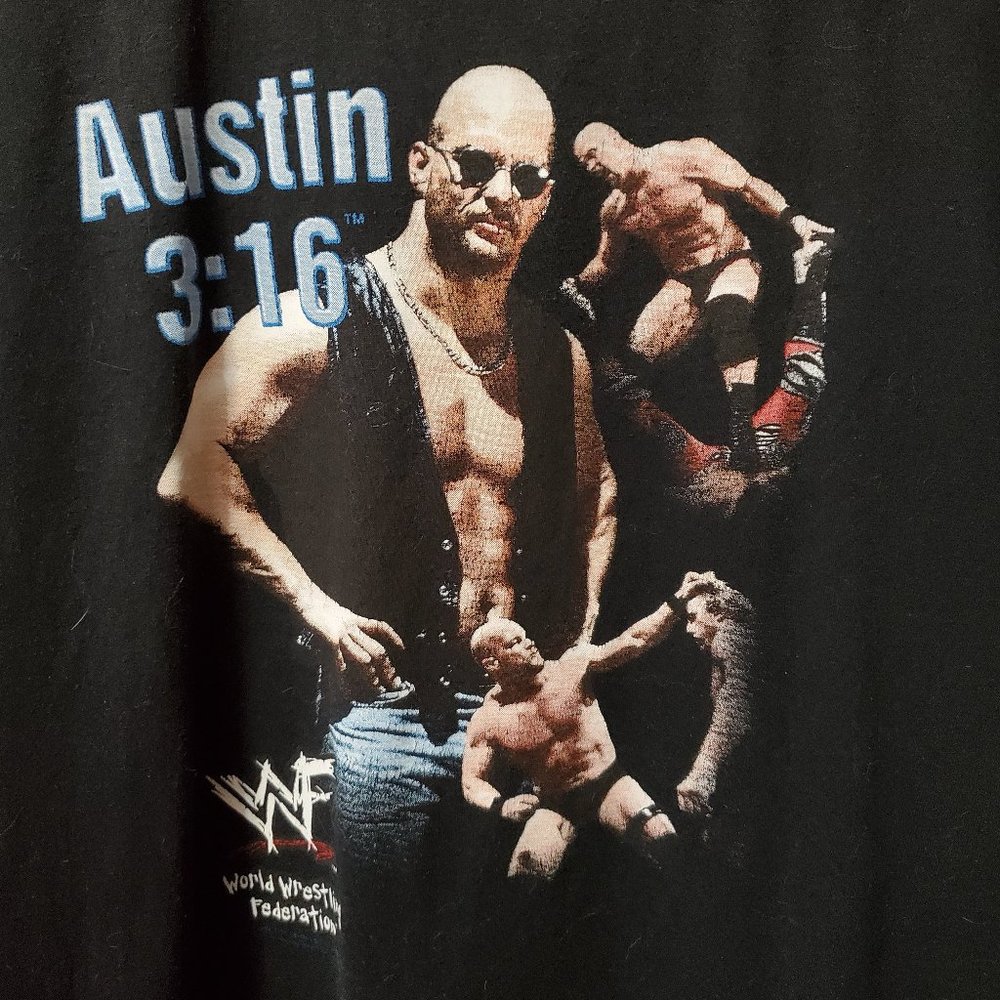 Vintage 1998 Stone Cold Steve Austin 3:16 WWF/WWE T-Shirt Size L
